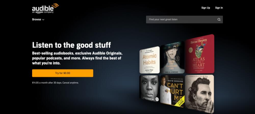 Audible Library Growth Audible Library Growth