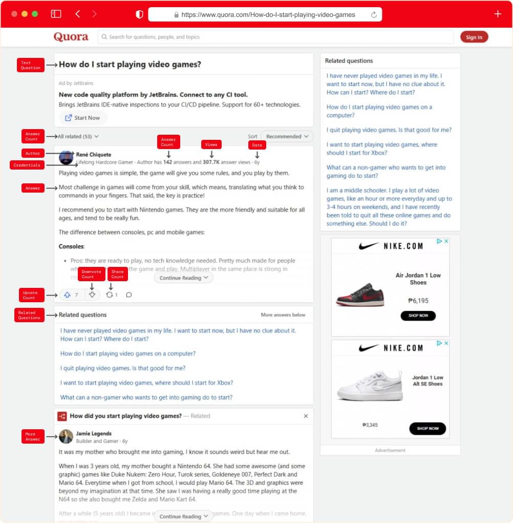 types of data to scrape from quora types of data to scrape from quora