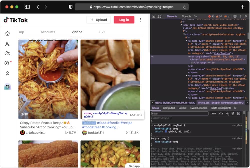 TikTok Video Hashtags