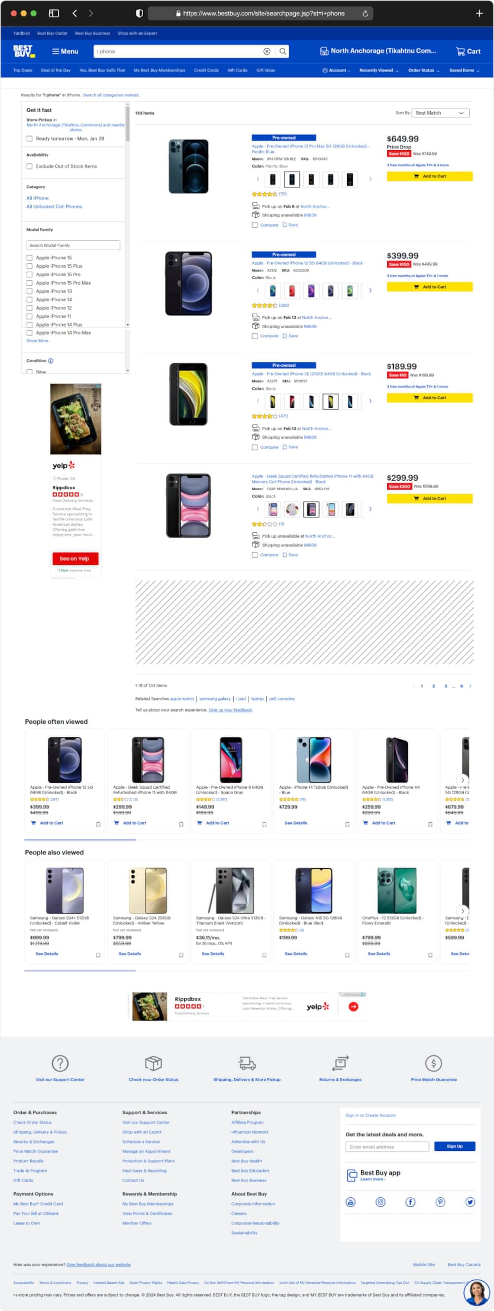 Best Buy SERP Best Buy SERP