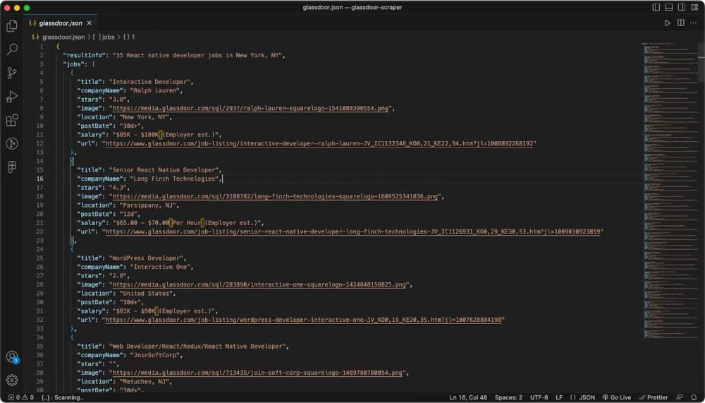 Export JSON Export JSON
