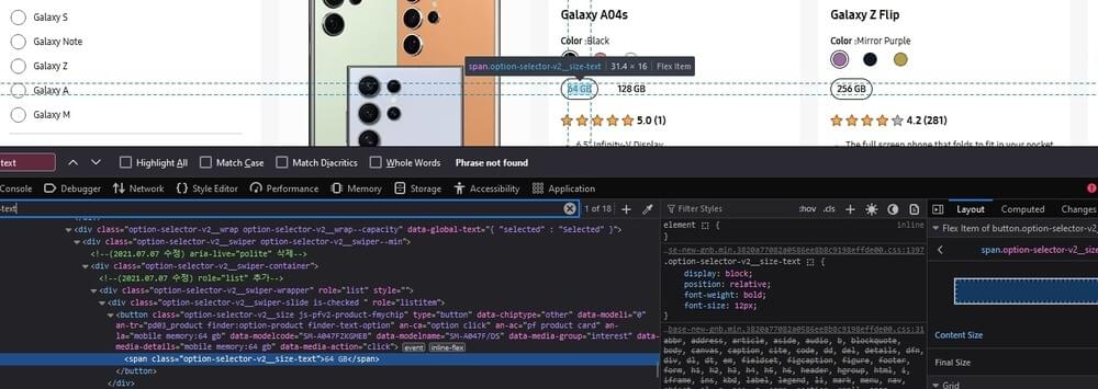 scrape samsung product variant scrape samsung product variant