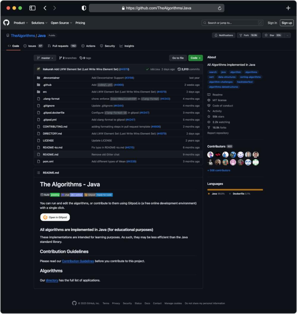 GitHub Repository Page