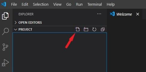 VSCode Node creation